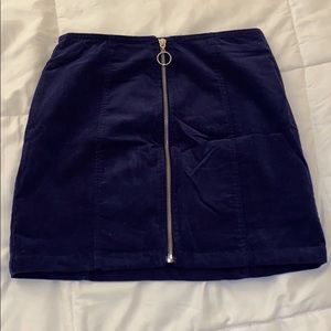 Front zip up skirt from Forever 21!